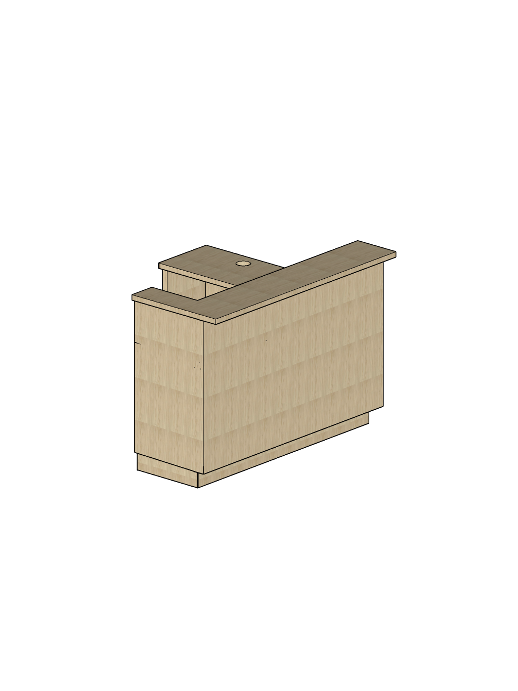 Custom Everbloom Design Cash Counter