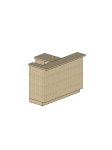 Custom Everbloom Design Cash Counter